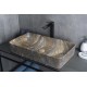 Раковина Gid Mnc396T 54475 накладная под камень глянцевая 60x34x11