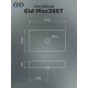 Раковина Gid Mnc396T 54475 накладная под камень глянцевая 60x34x11