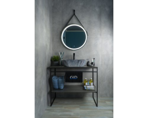Раковина Gid   54401 накладная под камень глянцевая 50x40x14