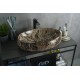 Раковина Gid Mnc168 54409 накладная под камень глянцевая 60x41x15
