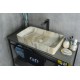 Раковина Gid Mnc596 54457 накладная под камень глянцевая 60x34x11