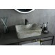 Раковина Gid Mnc605 54460 накладная под камень глянцевая 48x37x13
