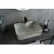 Раковина Gid Mnc605 54460 накладная под камень глянцевая 48x37x13