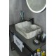 Раковина Gid Mnc605 54460 накладная под камень глянцевая 48x37x13