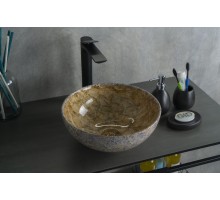 Раковина Gid Mnc489 54437 накладная под камень глянцевая 32x32x14