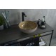 Раковина Gid Mnc489 54437 накладная под камень глянцевая 32x32x14