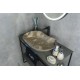 Раковина Gid Mnc503 54440 накладная под камень глянцевая 66.5x41x12