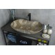 Раковина Gid Mnc503 54440 накладная под камень глянцевая 66.5x41x12