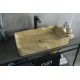 Раковина Gid Mnc595 54456 накладная под камень глянцевая 60x34x11