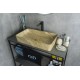 Раковина Gid Mnc595 54456 накладная под камень глянцевая 60x34x11