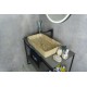 Раковина Gid Mnc595 54456 накладная под камень глянцевая 60x34x11