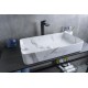 Раковина Gid Mnc396C 54476 накладная под камень глянцевая 60x34x11