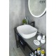 Раковина Gid K397D9 53322 накладная под камень глянцевая 50x40x14