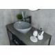 Раковина Gid Mnc331 54430 накладная под камень глянцевая 41x34x15