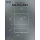 Раковина Gid Mnc597 54458 накладная под камень глянцевая 50x39x13