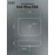 Раковина Gid Mnc186 54423 накладная под камень глянцевая 56x42x14