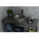 Раковина Gid Mnc486 54434 накладная под камень глянцевая 32x32x14