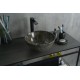Раковина Gid Mnc486 54434 накладная под камень глянцевая 32x32x14
