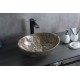 Раковина Gid Mnc138T 54472 накладная под камень глянцевая 41x34x15