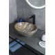 Раковина Gid Mnc138T 54472 накладная под камень глянцевая 41x34x15