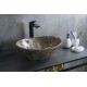 Раковина Gid Mnc138T 54472 накладная под камень глянцевая 41x34x15