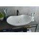Раковина Gid Mnc503H012 54464 накладная под камень глянцевая 66.5x41x12