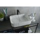 Раковина Gid Mnc190 54426 накладная под камень глянцевая 50x39x13