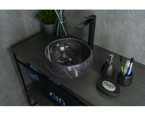 Раковина Gid Mnc480 54432 накладная под камень глянцевая 32x32x15.5 Раковина Gid Mnc480 54432 накладная под камень глянцевая 32x32x15.5