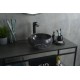 Раковина Gid Mnc480 54432 накладная под камень глянцевая 32x32x15.5