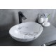 Раковина Gid Mnc138C 54473 накладная под камень глянцевая 41x34x15