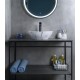 Раковина Gid Mnc138C 54473 накладная под камень глянцевая 41x34x15