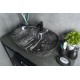 Раковина Gid Bs1346 54466 накладная под камень глянцевая 61x41x14