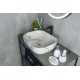 Раковина Gid K397G125 54402 накладная под камень глянцевая 50x40x14