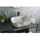 Раковина Gid K397G125 54402 накладная под камень глянцевая 50x40x14
