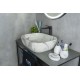 Раковина Gid K397G125 54402 накладная под камень глянцевая 50x40x14