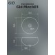 Раковина Gid Mnc481 54433 накладная под камень глянцевая 32x32x15.5