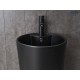 Раковина Gid Nb131bm 81120 накладная черная матовая 40x40x84