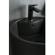 Раковина Gid Nb135bg 81109 накладная черная графит 45x45x85