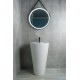 Раковина Gid Nb136 81105 накладная белая 50x53x80