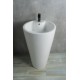 Раковина Gid Nb136 81105 накладная белая 50x53x80