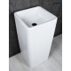 Раковина Gid Nb149 81119 накладная белая 41x41x85