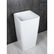 Раковина Gid Nb149 81119 накладная белая 41x41x85