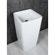 Раковина Gid Nb149 81119 накладная белая 41x41x85