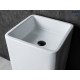 Раковина Gid Nb149 81119 накладная белая 41x41x85