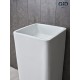 Раковина Gid Nb149 81119 накладная белая 41x41x85