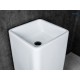 Раковина Gid Nb149 81119 накладная белая 41x41x85