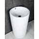 Раковина Gid Nb163 81107 накладная белая 46x46x85