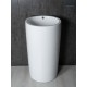Раковина Gid Nb163 81107 накладная белая 46x46x85