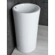 Раковина Gid Nb163 81107 накладная белая 46x46x85