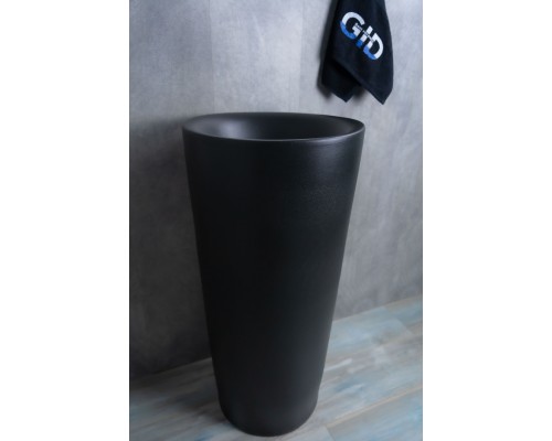 Раковина Gid Nb130bg 81110 накладная черная графит 40x40x85 Раковина Gid Nb130bg 81110 накладная черная графит 40x40x85